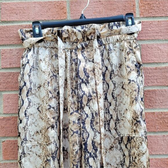 RONNY KOBO Rinnah Snakeskin Print Pants size Medium - Picture 5 of 10